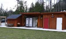 shower and laundry area at rv park and campground